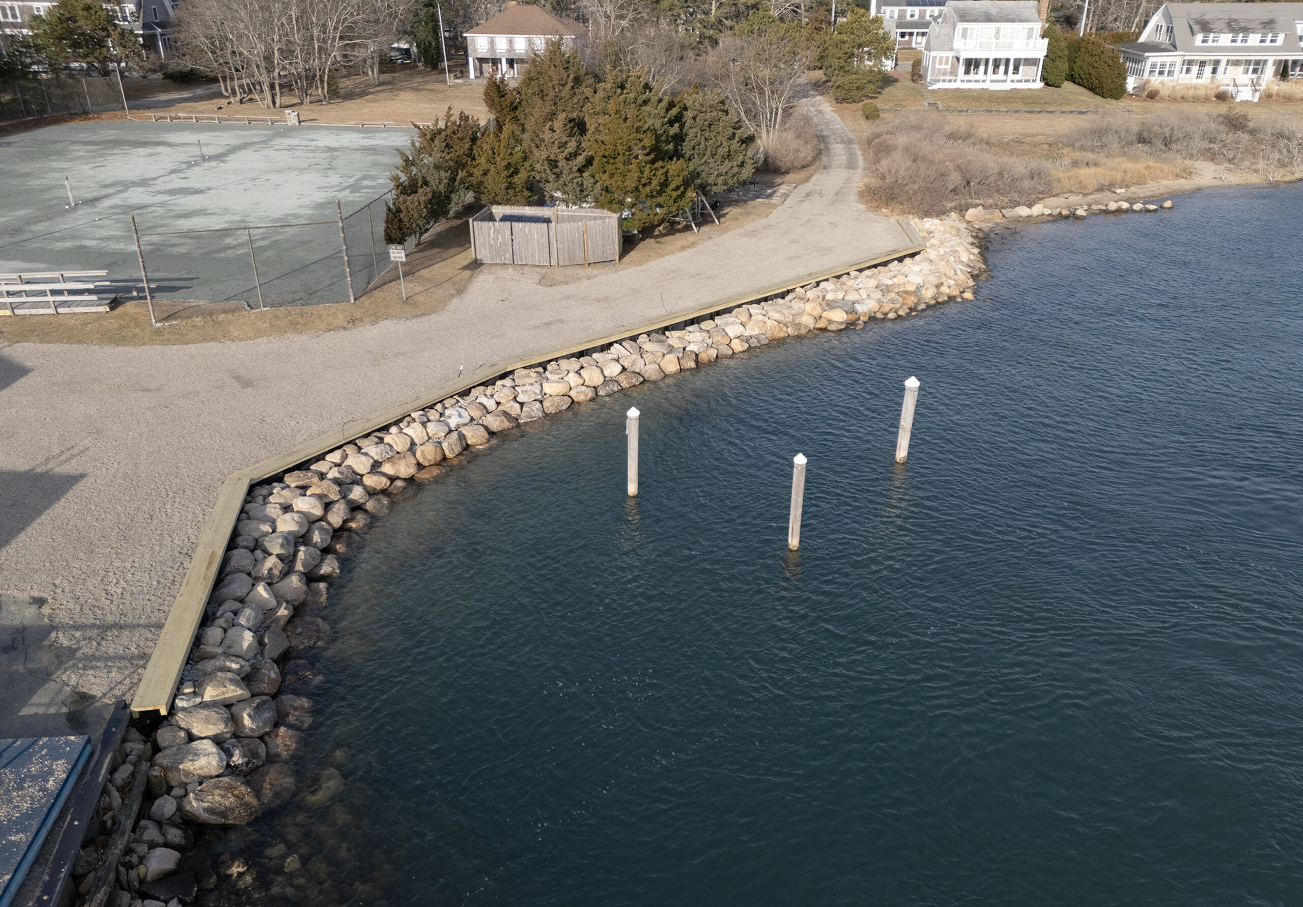 Sheet Pile & Revetment - Menauhant Yacht Club - East Falmouth